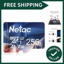 Image of 256GB MicroSDXC Memory Card, Micro SD Card, 4K Full HD Video Recording, UHS-I...