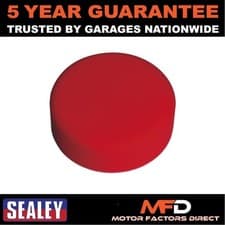 Image of Sealey Hook-and-Loop Buffing & Polishing Foam Head 150 x 50mm Red/Ultra-Soft