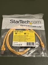 Image of StarTech 1m Snagless LAN Cat 5E  UTP Patch Cable - Yellow