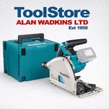 Image of Makita DSP600ZJ Twin 18v Cordless Plunge Saw Body Only In Makpac Case
