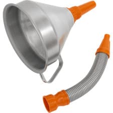 Image of Sealey Funnel Metal Flexible Spout and Filter 200mm