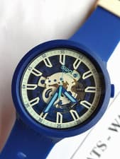 Image of Swatch Big Bold SB01N102 Iswatch Blue New