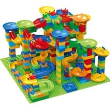 Image of 84-504PCS Marble Race Run Blocks Maze Ball Track Toy Compatible city Building