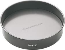 Image of MasterClass 20cm Loose Based Sandwich Tin, 8 Inch Round Cake Pan, Grey