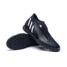 Image of Adidas Black Predator Edge .3 Astroturf Football Boots Men’s Size UK12 (RefE23)