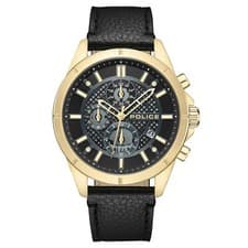 Image of Police Men's Watch Urban Chronograph Black/Gold Chrono PEWGC0054001