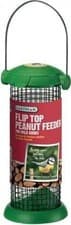 Image of Gardman A01231 Flip Top Peanut Feeder Bird, Green