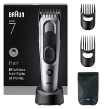 Image of Braun Hair Clipper Series 7, HC7590 with 5 Styling Tools Grey
