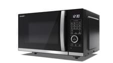 Image of SHARP YC QC254AU B 25 Litre 900W Digital FLATBED Combination Microwave Oven with