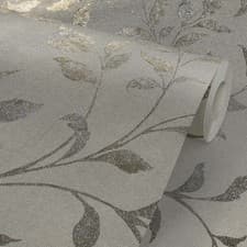 Image of Muriva Cara Trail Leaf Gold Metallic Wallpaper Muriva 701560