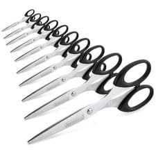 Image of PAIR of X 2 Crafts Scissors Household Scissor-Office-16cm Stainless Steel
