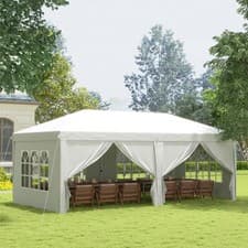 Image of 3 x 6m Garden Heavy Duty Gazebo Marquee Party Tent Canopy