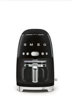 Image of Smeg DCF02BLEU Retro Design Drip Filter Coffee Machine - Black