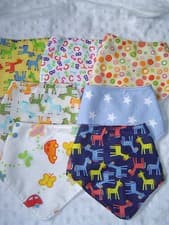 Image of Baby Bandana Bibs/Dribble Bibs