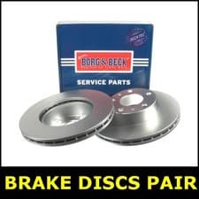 Image of Brake Discs Pair Front Fits VAUXHALL MOVANO OPT2/2 B 2.2 B22LUC B22LUE U9 DD76