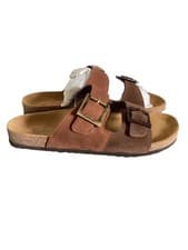 Image of BNIB Barbour Brown Mitchell Unisex Sandals, UK Size 7, EU 40/41