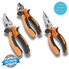 Image of 6'' 150mm Set Plier Long Nose Or Combination Cutters Or Cutting Pliers - Or Set