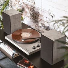 Image of Crosley C62 Turntable & Speakers Black Bluetooth Vinyl Record Player RRP £249