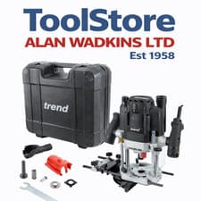 Image of Trend T8EK Dual Mode Plunge Router 1/2 Plunge Router 2200 Watt 240v
