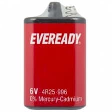 Image of 2x  6V EVEREADY 6V BATTERY 4R25 996 TORCH LANTERN ENERGIZER ORIGINAL  PJ996 