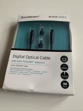 Image of SANDSTROM AV Black Series S1OPT114X Digital Optical Cable 1M- RRP34.99