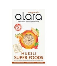 Image of ALARA ORGANIC SUPER FOODS MUESLI 500g X 2