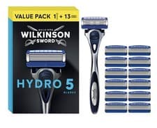 Image of Wilkinson Sword Hydro 5 Razor Shaving Razor for Men - With 13 Refill pack