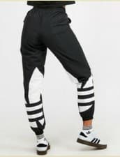 Image of ADIDAS ORIGINALS Womens Large Logo Track Bottoms. Size 6. New With Tags!