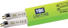 Image of TBE LIGHTING T4 6W Fluorescent Tube Lamps 232Mm - 2 Pack of CFL Bulbs - G5 2-Pin