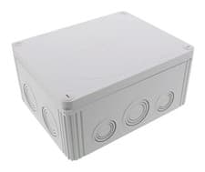 Image of Wiska Combi Junction Box Grey 1610 200x160x94mm 3-Pole 16mm² 10110736 1610/3 LG