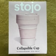 Image of Stojo 12oz Collapsible Travel Cup Nutmeg Silicone - New