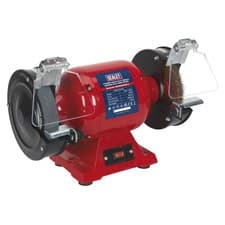 Image of Sealey BG150XW/99 Bench Grinder 150mm with Wire Wheel 450W/230V Heavy-Duty