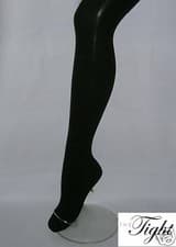 Image of 1 Pair 70 Denier Opaque Lycra Tights (TTS) Medium or Large Black Grey