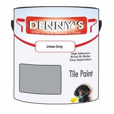 Image of Dennys Tile Kitchen Tile Paint - Urban Grey