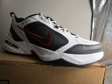Image of Nike Air Monarch IV 4 White Black Red Men 14 Casual Dad Chunky Shoes 415445-101