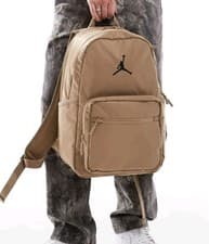 Image of Nike Jordan Jumpman Jam MVP Backpack Rucksack School Bag Beige New