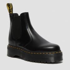 Image of Dr Martens Slip On 2976 Chelsea Black Quad Retro 24687001 Doc