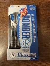 Image of Harrows Classic Bomber Steel Tip Darts 21 Gram 85% Tungsten With Black Case