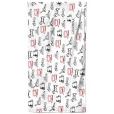 Image of Monopoly Figures Pattern Beach Towel