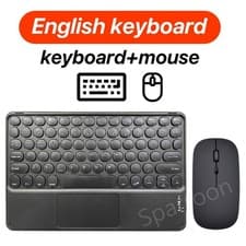 Image of 12 inch Bluetooth Touchpad Keyboard Mouse For iPad Air Pro 12.9 13 M3 M4 M5 2025