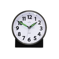 Image of Acctim Micah Alarm Clock, Analogue Display, Non-Ticking, Blue LED Backlight