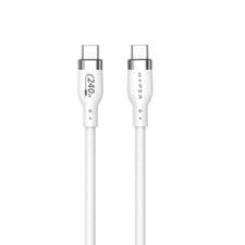 Image of Targus HyperJuice 240W 1M Silicone USB-C to USB-C Tangle-Free Charging Cable