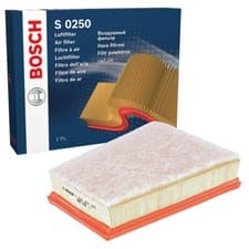 Image of Genuine Bosch F026400250 Air Filter Fits Mercedes-Benz Citan Renault Kangoo II