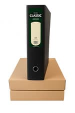 Image of Twin Pack Rexel Classic Upright A3 paper on Board Lever Arch File 26635EAST