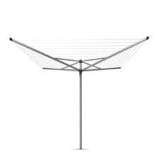 Image of Brabantia 4-Arm Topspinner Rotary Airer with Ground Spike & Cover - 50m