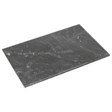 Image of 1x Black 30cm x 20cm Rectangle Marble Chopping Board Kitchen Cutting Boards