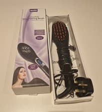 Image of Bauer Professional Ceramic Hair Straightening Brush - Black Brand New !