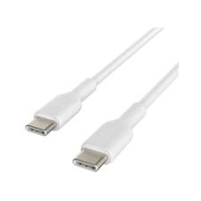 Image of Belkin BoostCharge USB-C to USB-C Cable 1m White (CAB003BT1MWH)