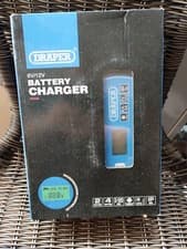 Image of draper 6v/12v 4A battery charger