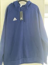 Image of adidas core 18 hoodie Blue Size 2xl Brand New